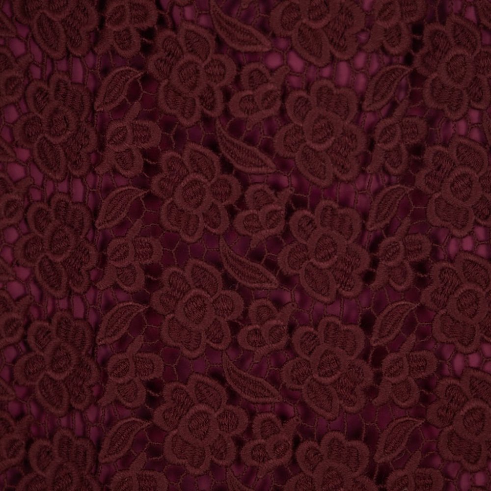 MaxMara Weekend Plum Lace Skirt Size 6 - Picture 2 of 6